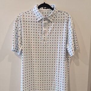 Barbell Apparel Cheat Day Patterned Men's Polo Shirt - XL